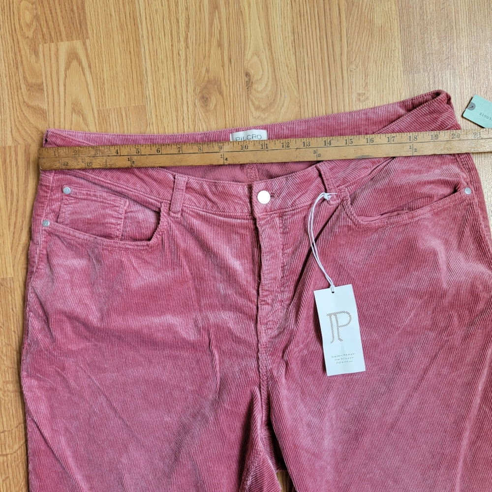 Anthropologie Pilcro The Yaya Women's Plus Size 22W Midrise Corduroy Crop Pants - Picture 13 of 16